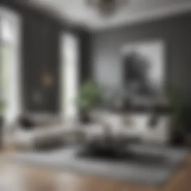 Chic Monochromatic Scheme for Modern Elegance Chic modern living room with monochromatic color scheme