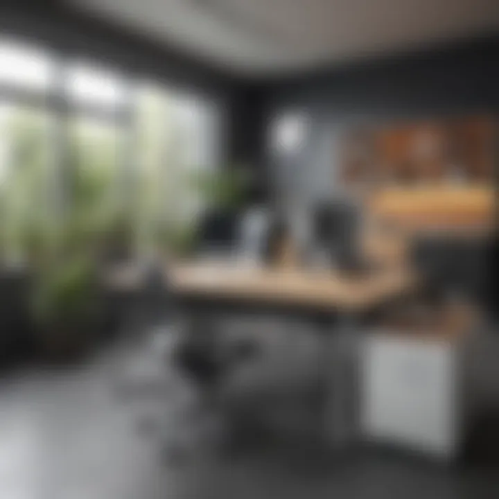 Ergonomic office furniture promoting comfort and productivity