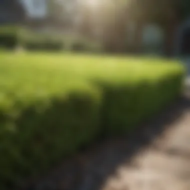 Healthy lawn after moss removal