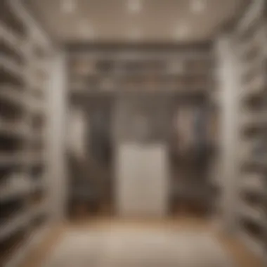 Well-organized closet with protective storage solutions