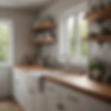 A beautifully renovated kitchen with a new sink installation