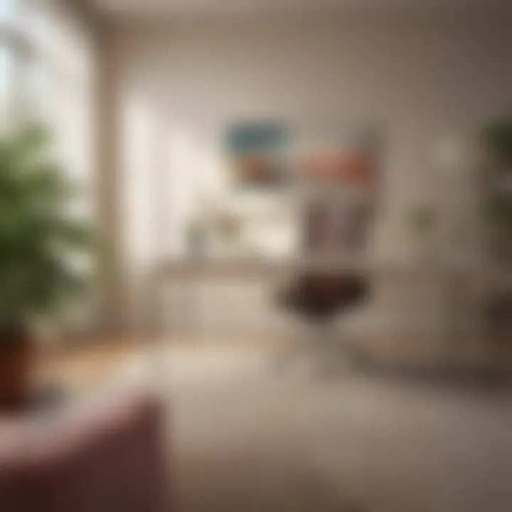 Inviting color palette for a professional office