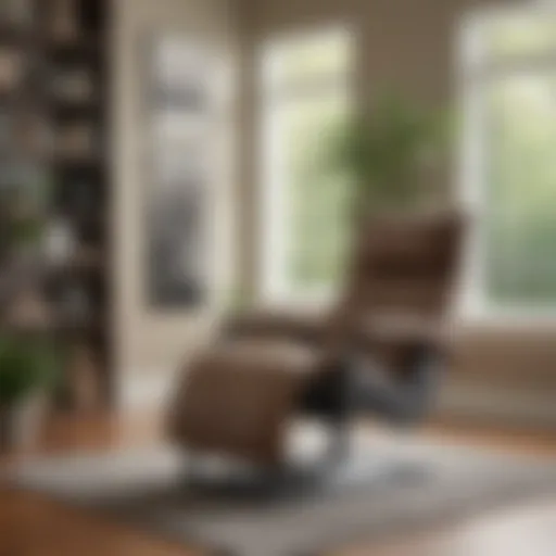 Elegant design of the Zero Gravity Chair enhancing living space aesthetics