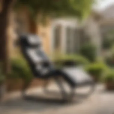 Versatility in Design: Perfect for Both Indoor and Outdoor Settings Versatile use of the Zero Gravity Chair in an outdoor setting
