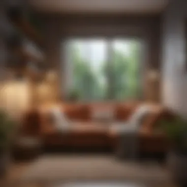 Cozy Reading Nook with an Economical Sofa Cozy reading nook with an economical sofa
