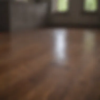 Proper care for recoated hardwood floors