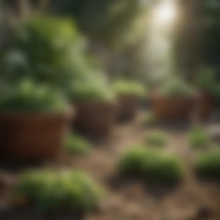 Different types of fertilizers displayed in natural settings