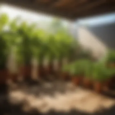 Comparative Growth: Sunlight vs. Shade A comparison of vegetable growth in sun versus shade conditions