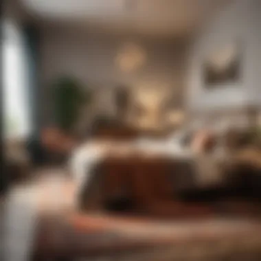 Cozy Bedroom Featuring Rug Cozy bedroom featuring a well-chosen rug