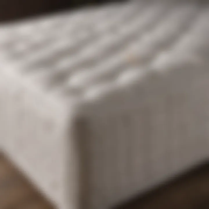 Before and after comparison of a mattress post steam cleaning