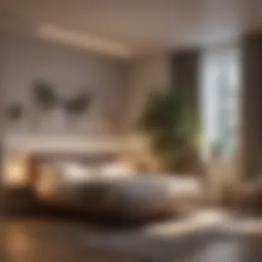 Innovative Corner Space Utilization for Bed Placement Creative use of corner space for bed