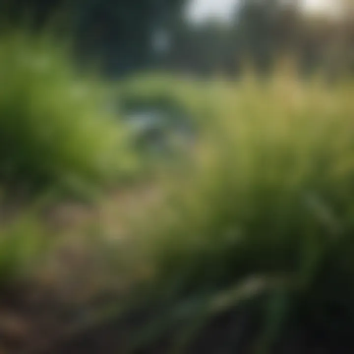 Diverse range of heat-tolerant grass types