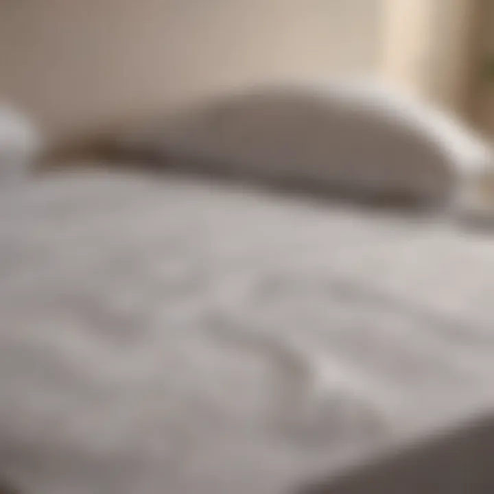 Different mattress types showcasing fitted sheets