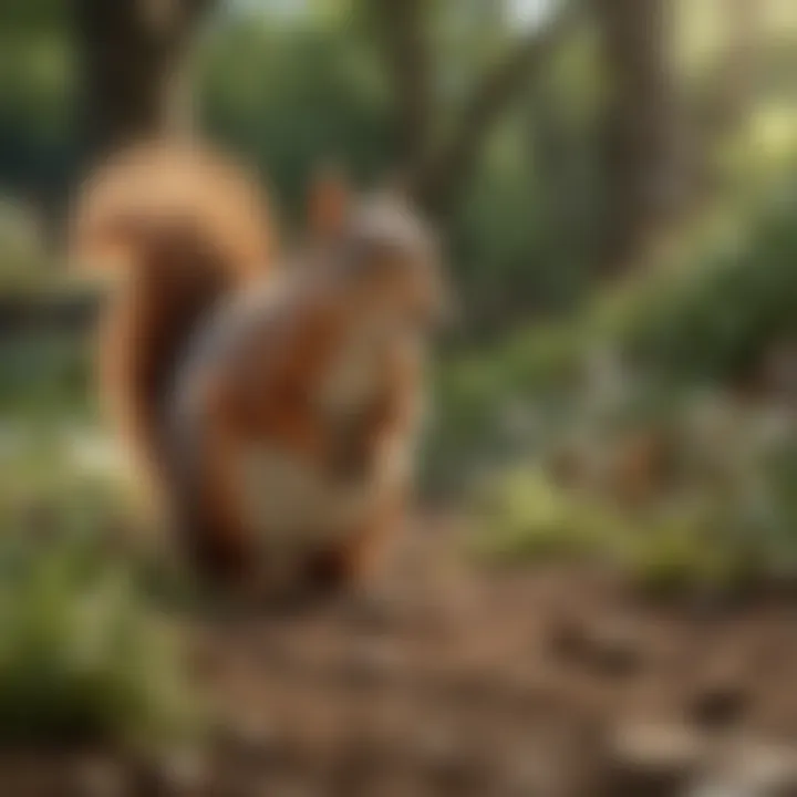 Natural deterrents for squirrels in gardens