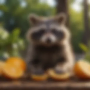 Natural deterrents for raccoons like citrus peels