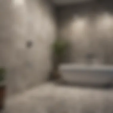 Transformative Impact of Textured Tiles in Bathrooms A beautifully designed bathroom featuring textured tiles