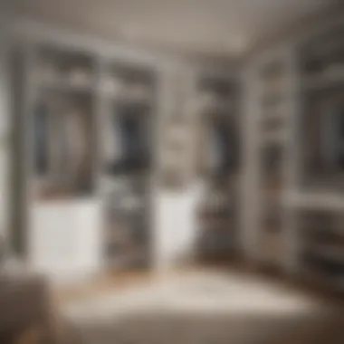 Customized organizational systems tailored for different closet types