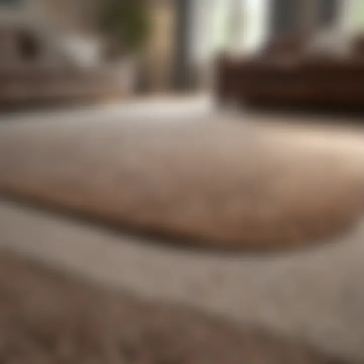 Open floor plan showcasing carpet impact
