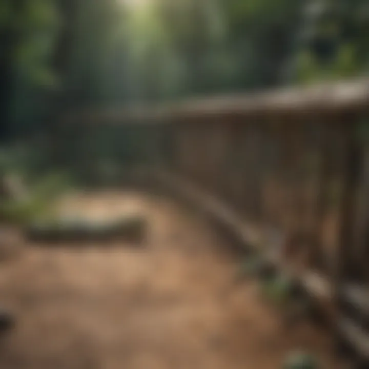 Creating barriers to prevent snake access