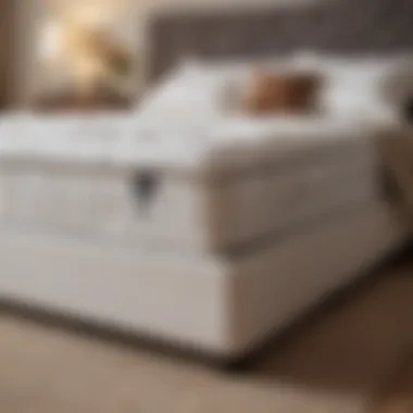 The Result of a Thorough Mattress Cleaning A clean mattress positioned on a bed frame, showcasing a fresh and tidy sleep space