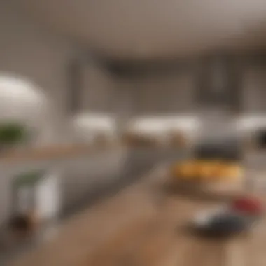 Breakdown of kitchen installation costs with pie chart