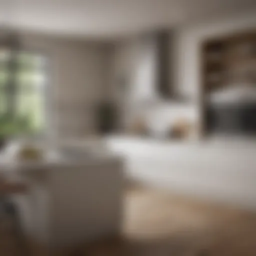 Stylish kitchen with modern fixtures and design elements