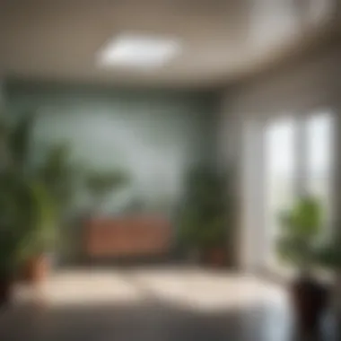 Impact of Ventilation on Indoor Air Quality Poorly ventilated room with signs of mildew