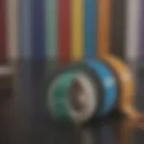 Colorful array of paint-friendly tape varieties