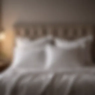 Stylish Pillowcase Designs A beautifully arranged bedroom showcasing stylish pillowcase designs