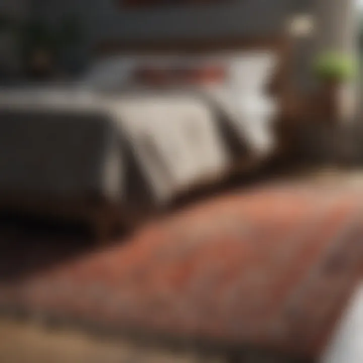 Visual guide to rug dimensions for full beds