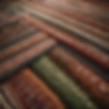 Illustration of various carpet types and their characteristics
