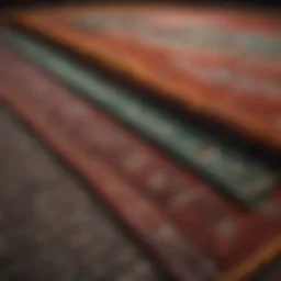 Luxurious carpet options showcasing vibrant colors and textures