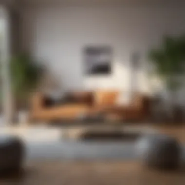 Embracing Minimalism Aesthetic minimalist living area after decluttering