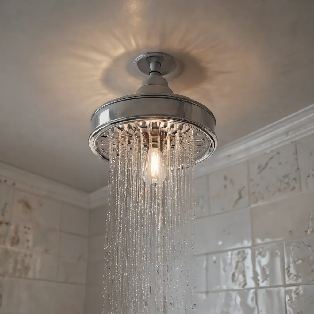 Ceiling Light Above Shower: Design Considerations