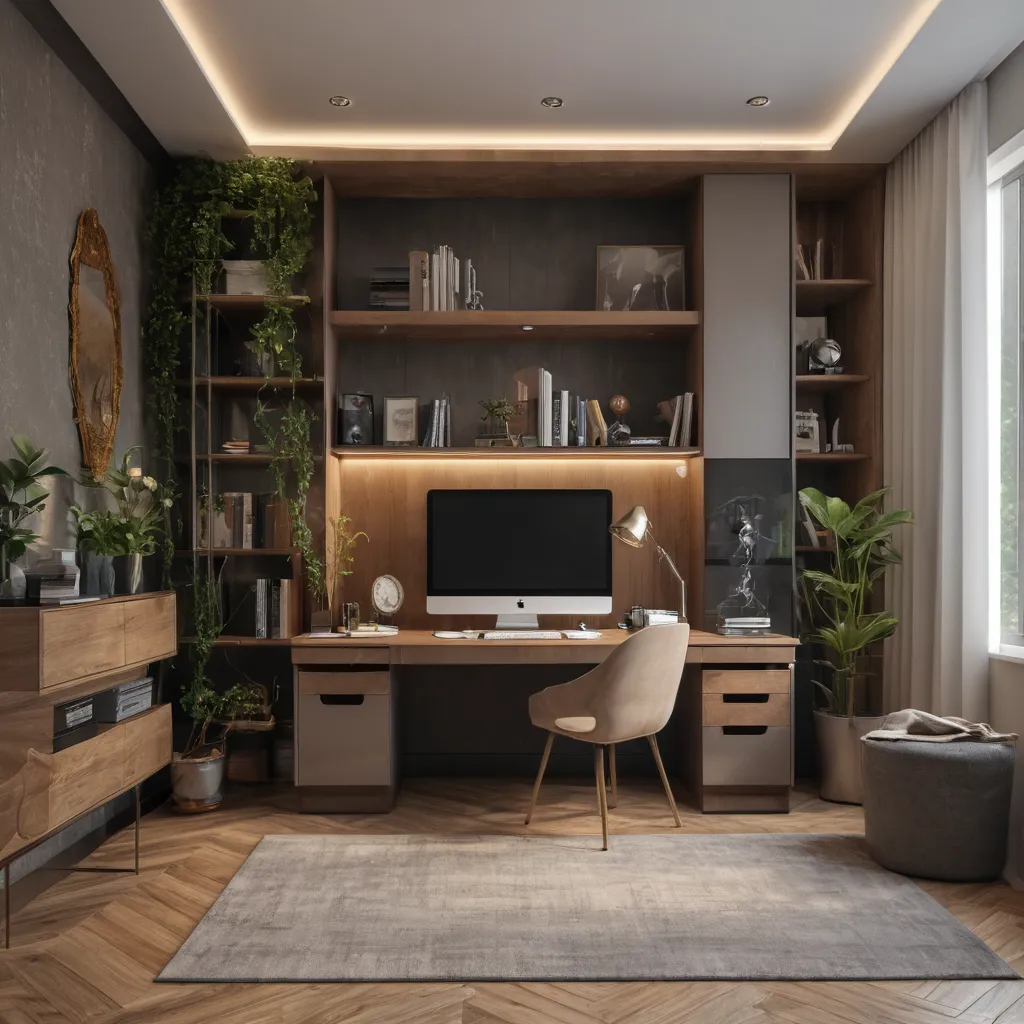 Designing a Stylish Home Office-Bedroom Integration