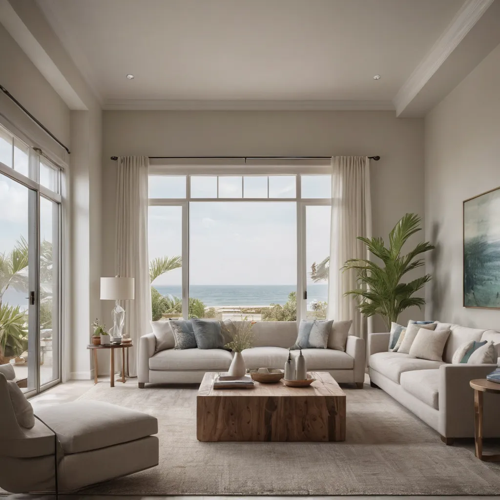 Modern Coastal Living Room: Style Meets Functionality