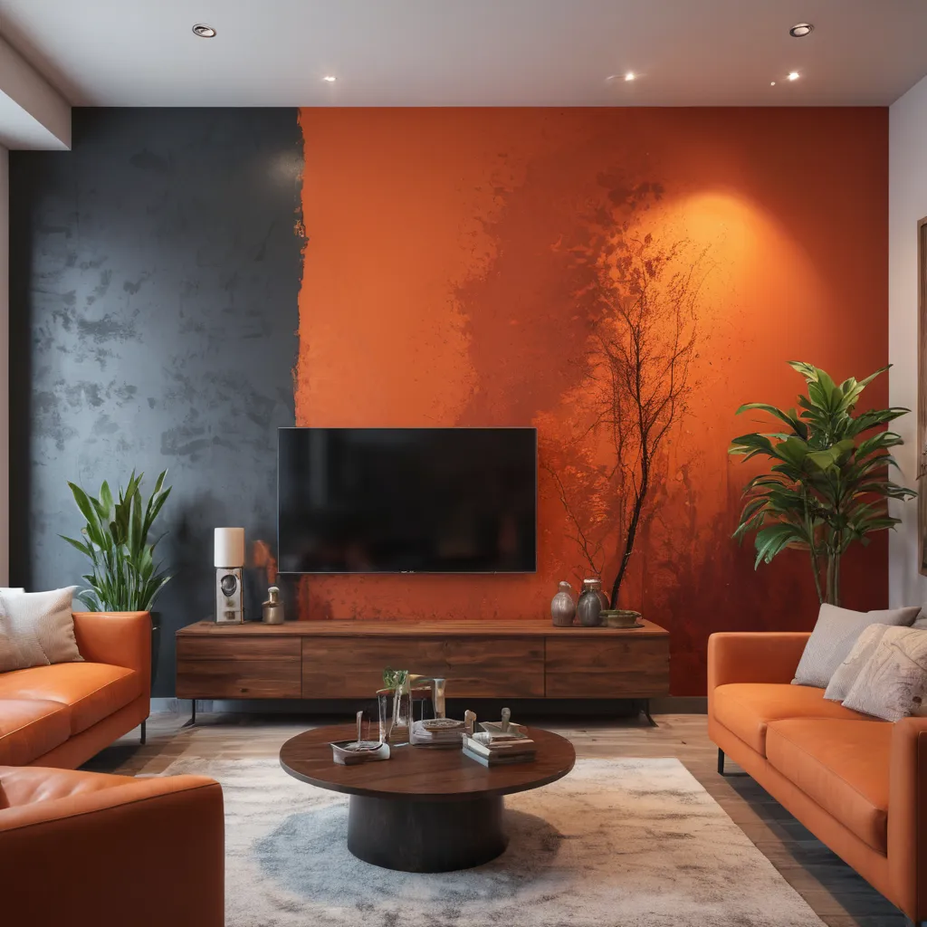 Creative Modern Living Room Painting Ideas