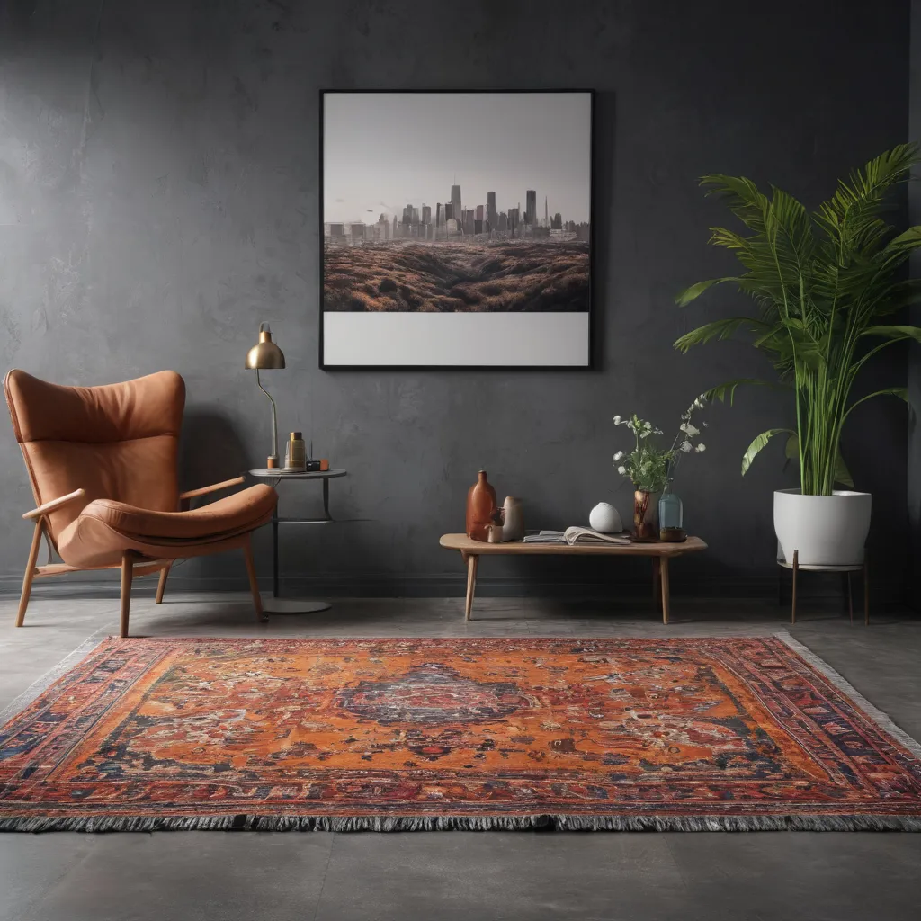 Rugs That Enrich Gray Walls: Design Insights - Opponent Grays Walls Design With Texture Concept