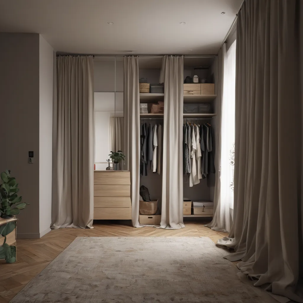 The Art of Open Closet Curtains: Style & Functionality